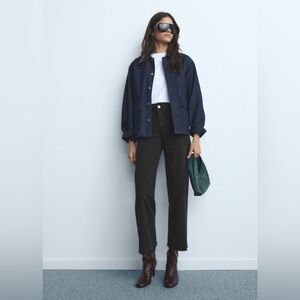 NWT Mango Catherine Culotte High-Rise Jeans, Size 4